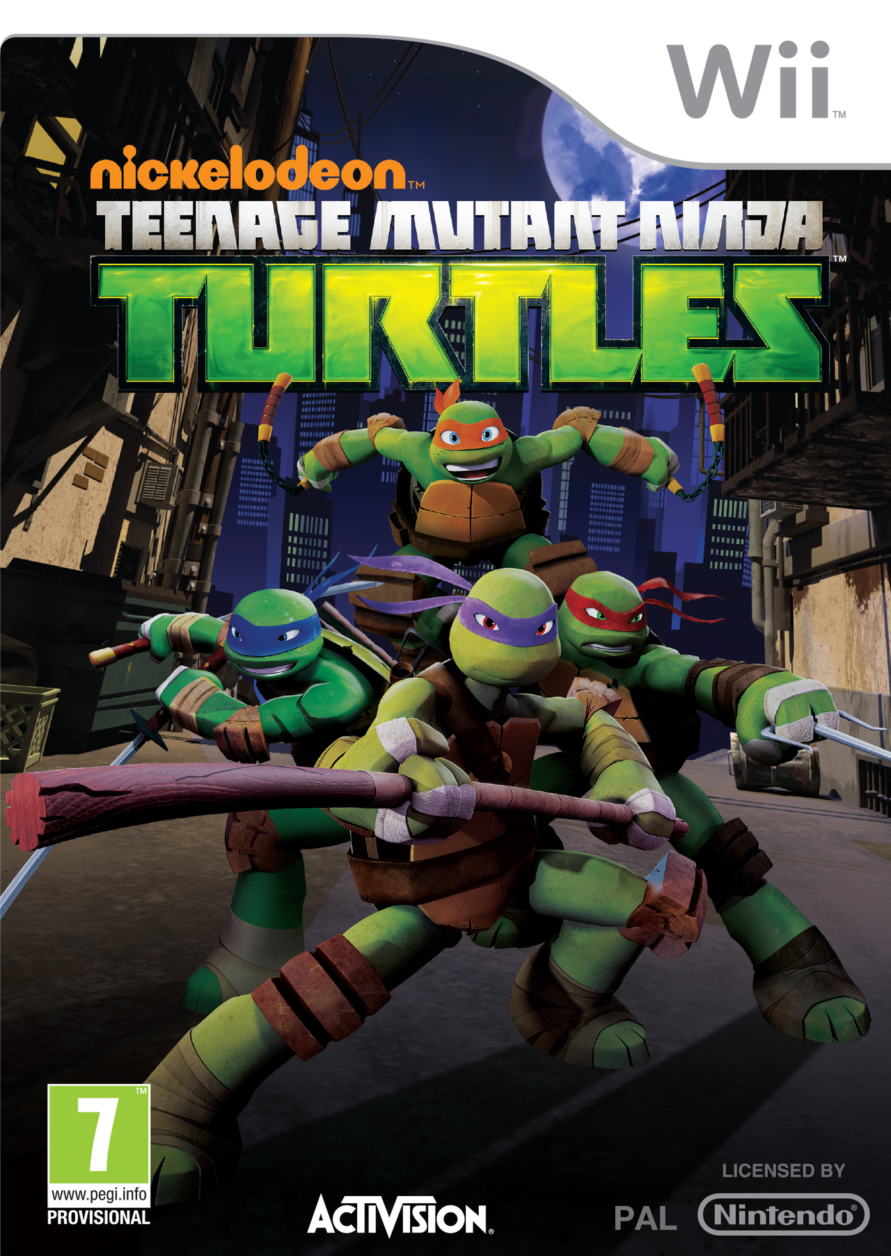 Jaquette de Nickelodeon : Teenage Mutant Ninja Turtles