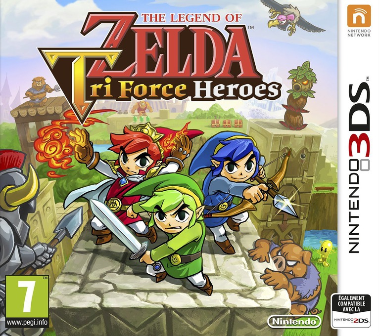 Jaquette de The Legend of Zelda : Tri Force Heroes