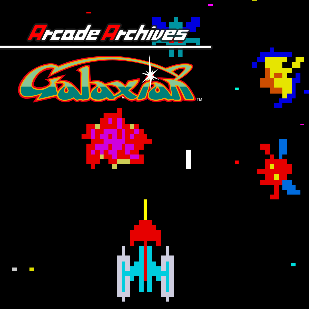 Jaquette de Arcade Archives : Galaxian