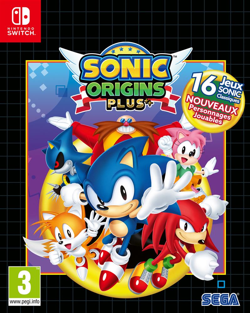Jaquette de Sonic Origins Plus
