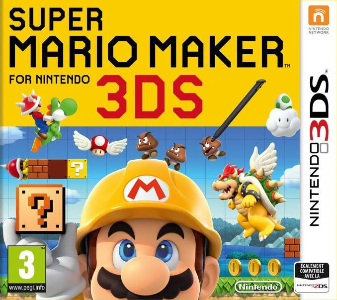Jaquette de Super Mario Maker for Nintendo 3DS