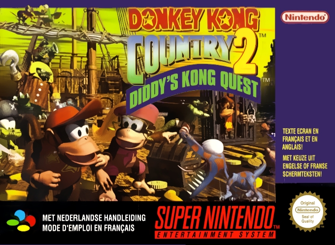 Jaquette de Donkey Kong Country 2 : Diddy's Kong Quest