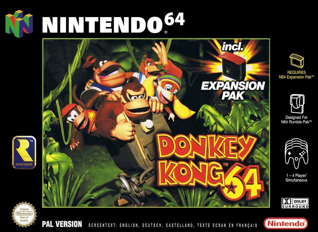 Jaquette de Donkey Kong 64