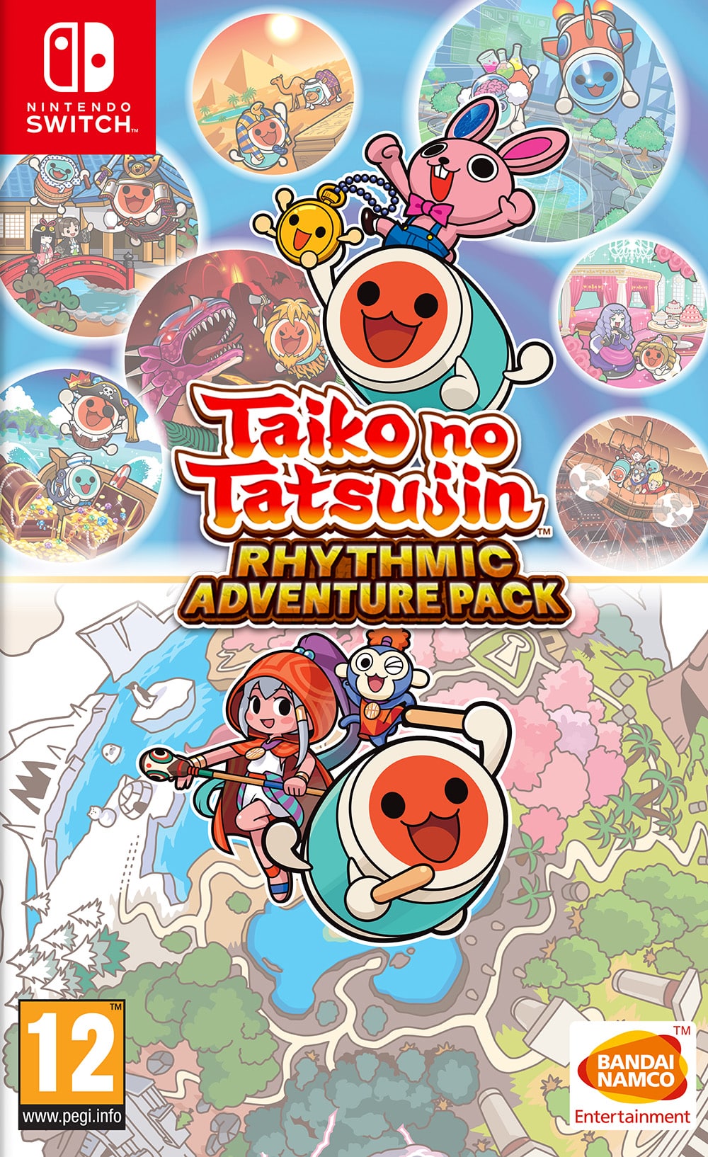 Jaquette de Taiko no Tatsujin : Rhythmic Adventure Pack