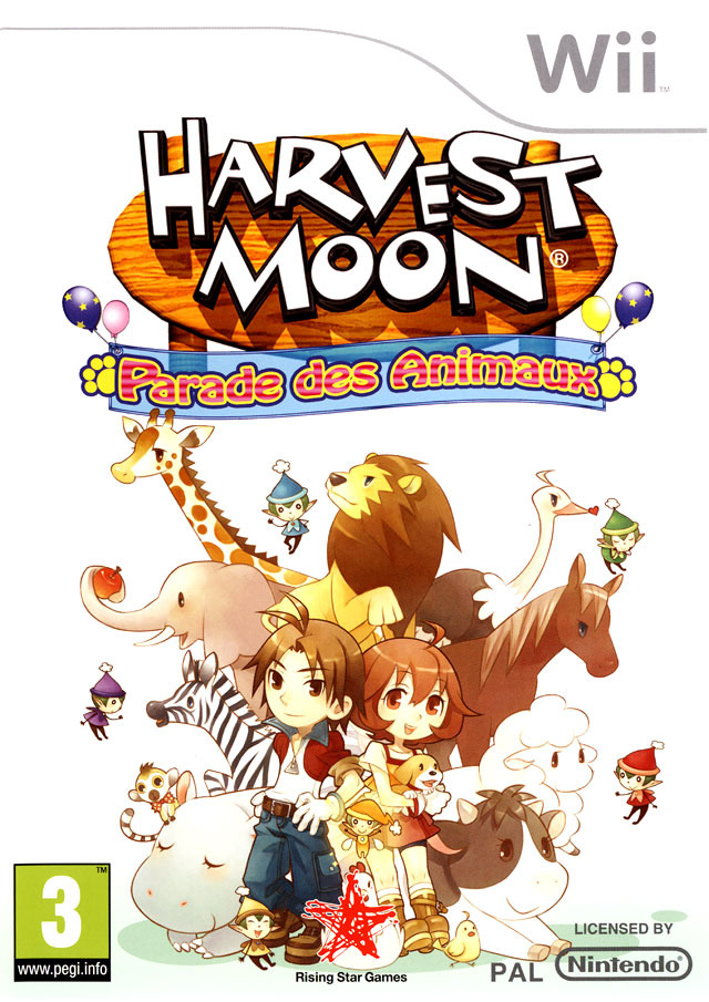 Jaquette de Harvest Moon : Parade des Animaux