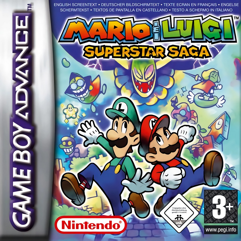 Jaquette de Mario & Luigi : Superstar Saga