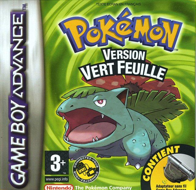 Jaquette de Pokémon Version Vert Feuille