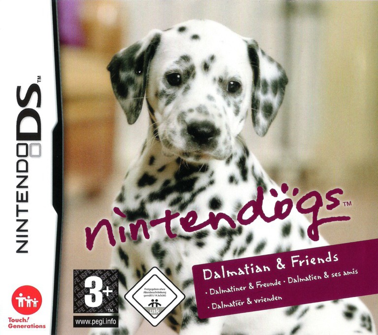 Jaquette de Nintendogs : Dalmatien & ses amis