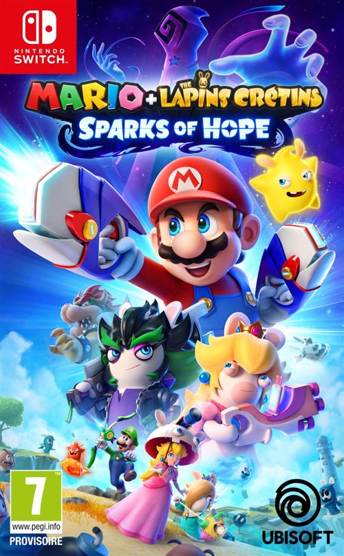 Jaquette de Mario + The Lapins Crétins : Sparks of Hope