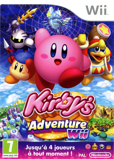 Jaquette de Kirby's Adventure Wii