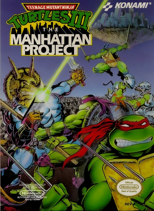 Jaquette de Teenage Mutant Ninja Turtles III : The Manhattan Project