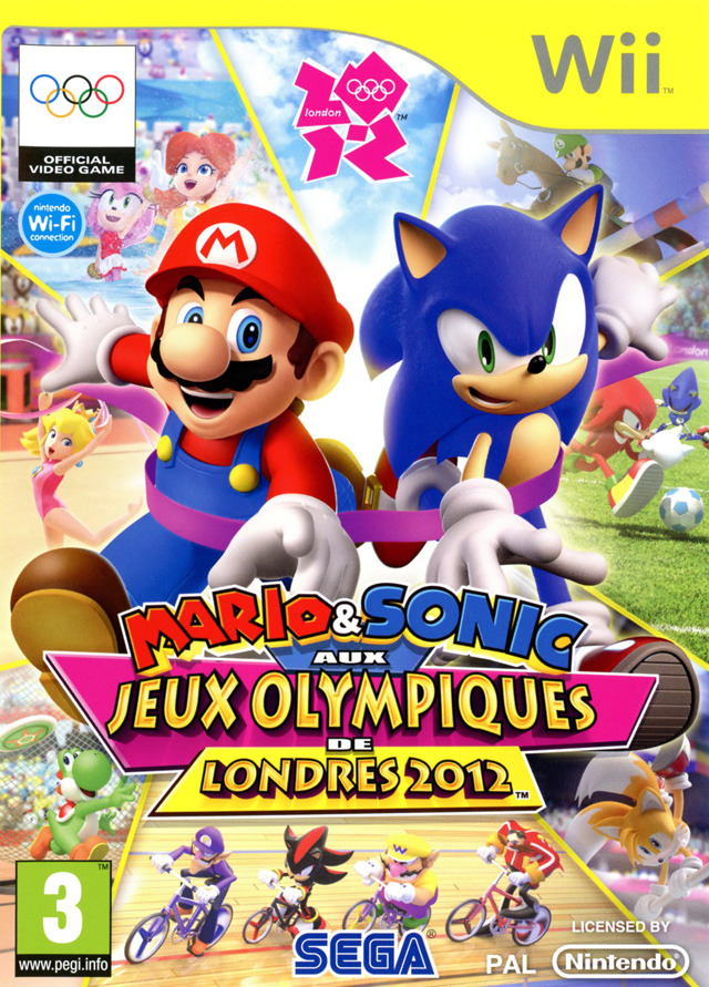 Jaquette de Mario & Sonic aux Jeux Olympiques de Londres 2012