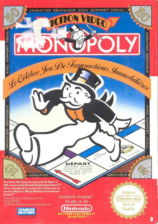 monopoly nes