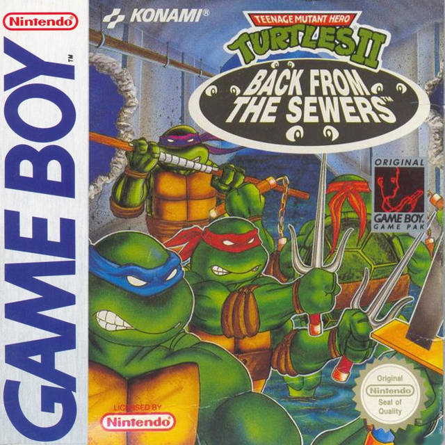 Jaquette de Teenage Mutant Hero Turtles II : Back From the Sewers