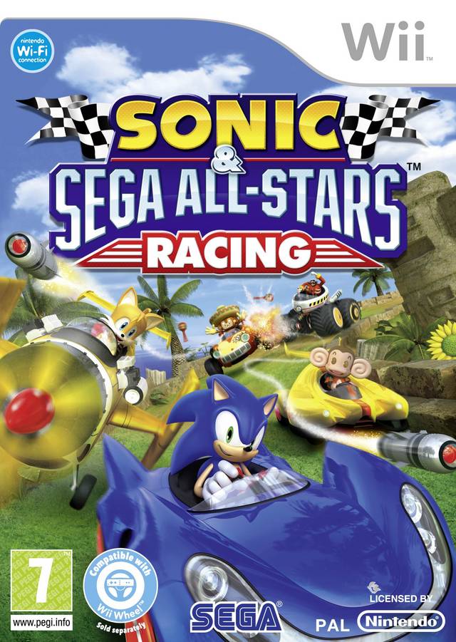 Jaquette de Sonic & Sega All-Stars Racing