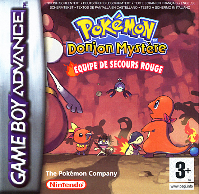 Jaquette de Pokémon Donjon Mystère : Equipe de Secours Rouge