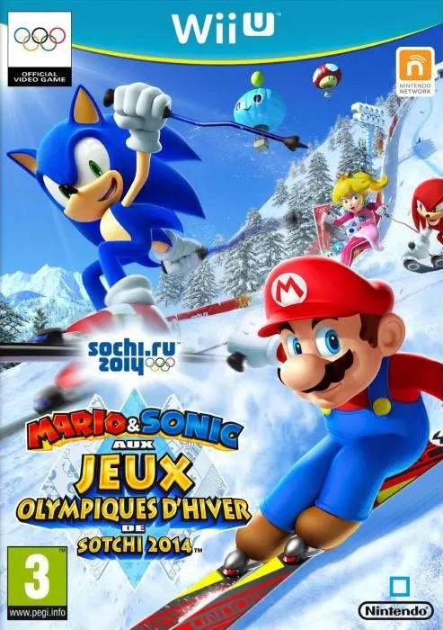 Jaquette de Mario & Sonic aux Jeux Olympiques d'Hiver de Sotchi 2014