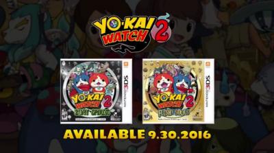 Yo-kai Watch 2 se prépare pour sa sortie US