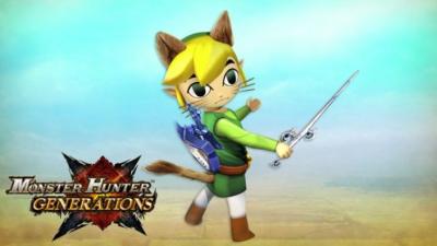 Link part à la chasse dans Monster Hunter Generations