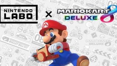 Mario Kart 8 Deluxe désormais compatible avec Nintendo Labo