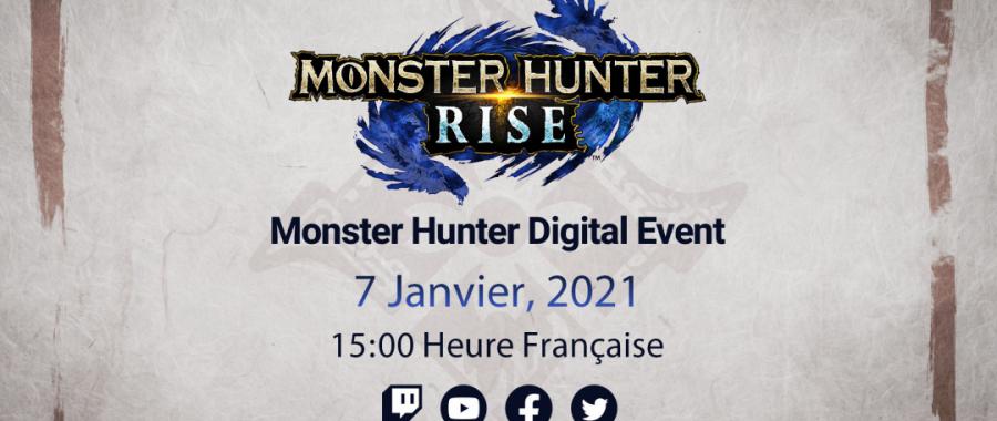 Capcom annonce un Monster Hunter Rise Digital Event