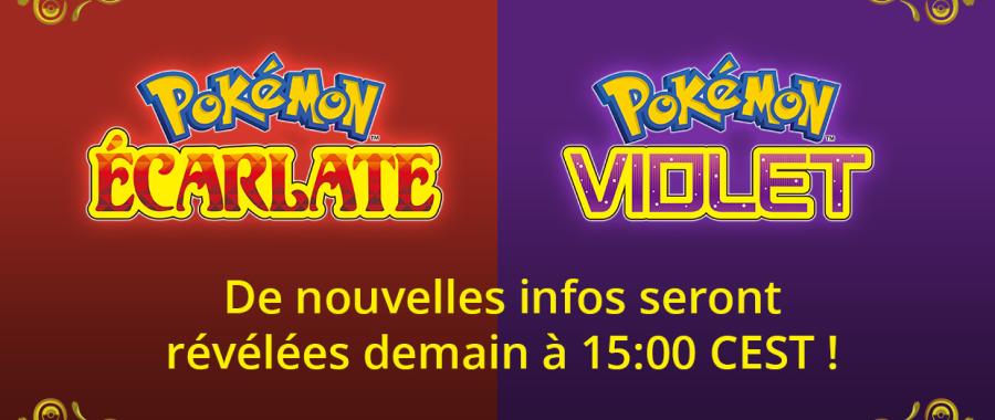 Les prochaines infos de Pokémon Écarlate&Violet pour demain