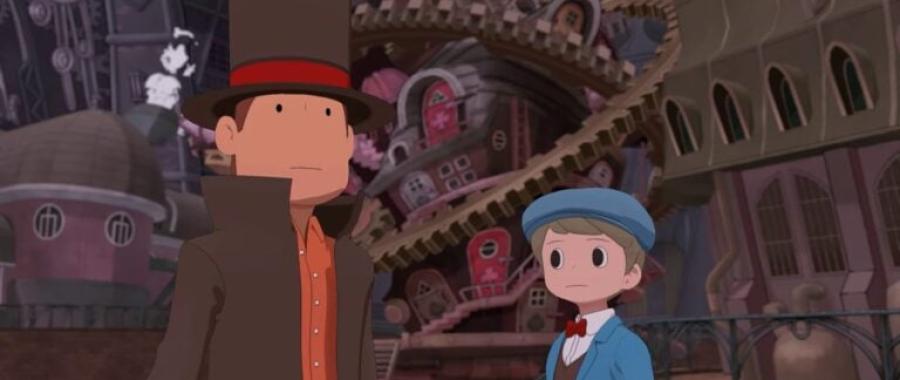 Professeur Layton et le Nouveau Monde à Vapeur s'illustre en vidéo