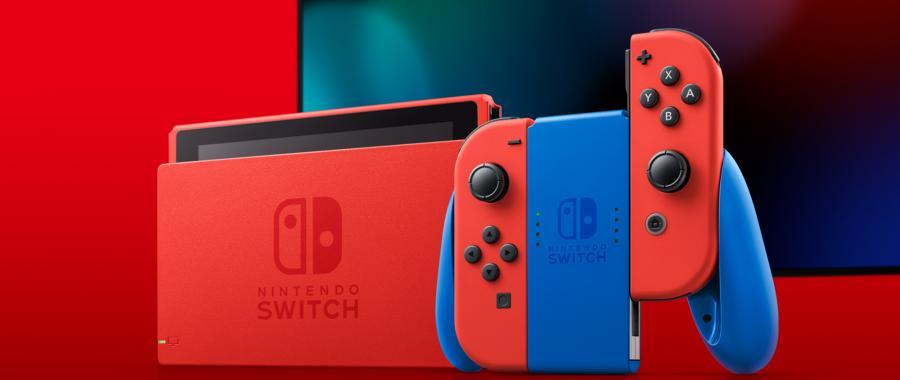 Une Nintendo Switch rouge et bleu pour les 35 ans de Mario